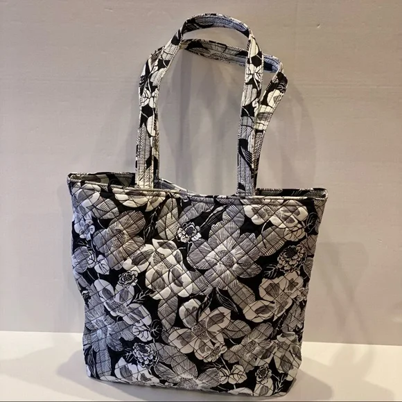 NWT Vera Bradley Tote Bag in Signature Cotton, Bedford Blooms - Picture 9 of 16